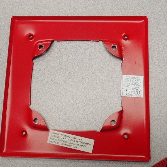 Metal Fire Alarm Trim Ring- could be used for photo frame or art project - Picture 2 of 6